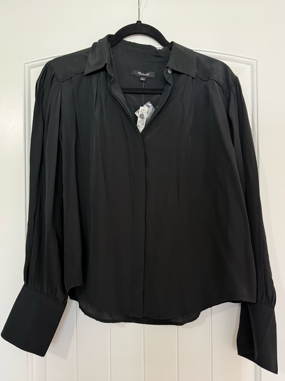 Black Button-up Blouse